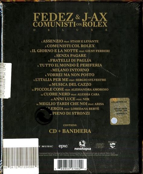 cd j ax e fedez comunisti col rolex|Comunisti col Rolex .